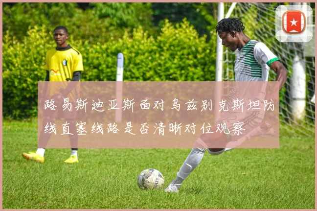 路易斯迪亚斯面对乌兹别克斯坦防线直塞线路是否清晰对位观察